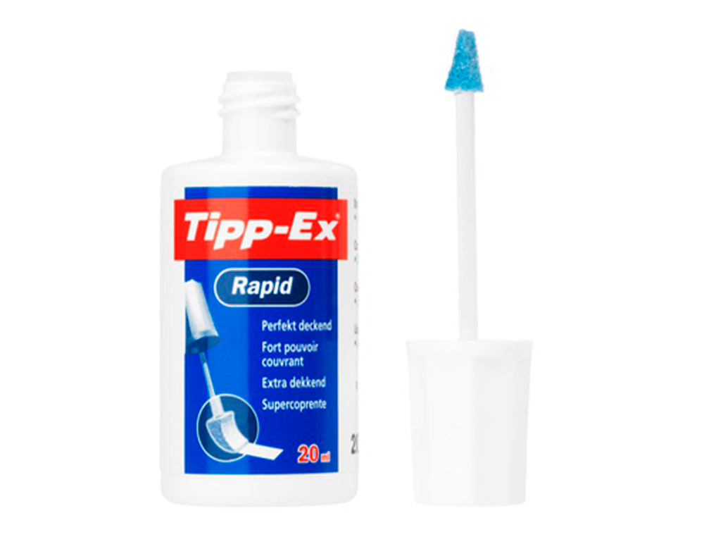 CORRECTEUR TIPP-EX RAPID PINCEAU LIQUIDE FLACON 20ML