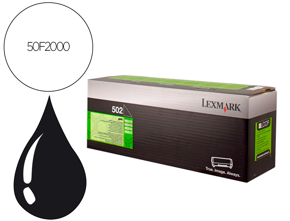 CARTOUCHE LEXMARK 502 COULERUR NOIR